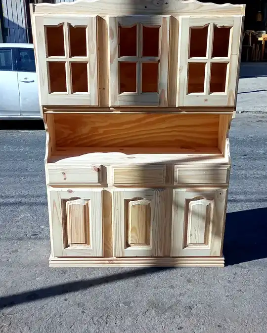 Modular de cocina de pino 1,20